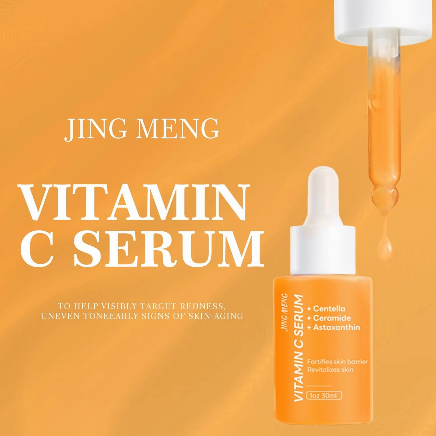 Vitamin C Liposomal Face Serum, Dark Spot Corrector, Instantly Calming, Soothing,Radiance Boosting Anti-Aging, Even Skin Tone with Centella Asiatica, Ceramide, Astaxanthin, Hyaluronic Acid