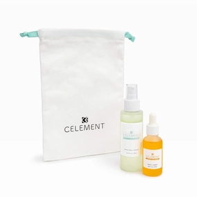 Vitamin C Oil Serum   Essence Bundle - C Berry Oil Serum (1 fl oz) and Bamboo B Water Essence (3.4 fl oz) for Hydration, Age Spots, Acne Scars, Fine Lines, and Promote Bright Glowing Skin