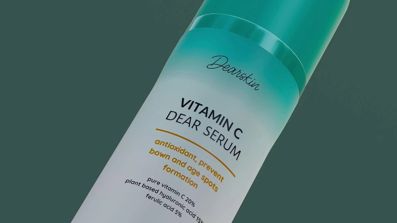 Vitamin C Serum 20% - PURE L-ASCORBIC ACID, Ferulic Acid, Hyaluronic Acid Botanic, Vitamin E Organic Cruelty Free for Face and Neck Best Antioxidant, Treatment for Wrinkles, Men and Women