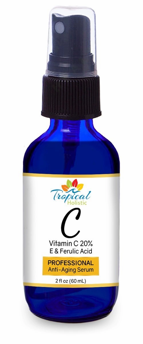 Vitamin C Serum 2 Fl Oz with Vitamin E, Ferulic Acid & Green Tea For Anti Aging, Anti-Wrinkle Face, Eye Area, Wrinkles, Fine Lines, Dark Circles and Puffiness