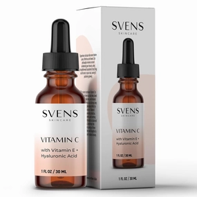 Vitamin C Serum – Anti Aging Face Skin Serum with Hyaluronic Acid, Vitamin E, Aloe – Brightening Serum for Dark Spots, Even Skin Tone, Eye Area, Fine Lines & Wrinkles, 1 Fl Oz