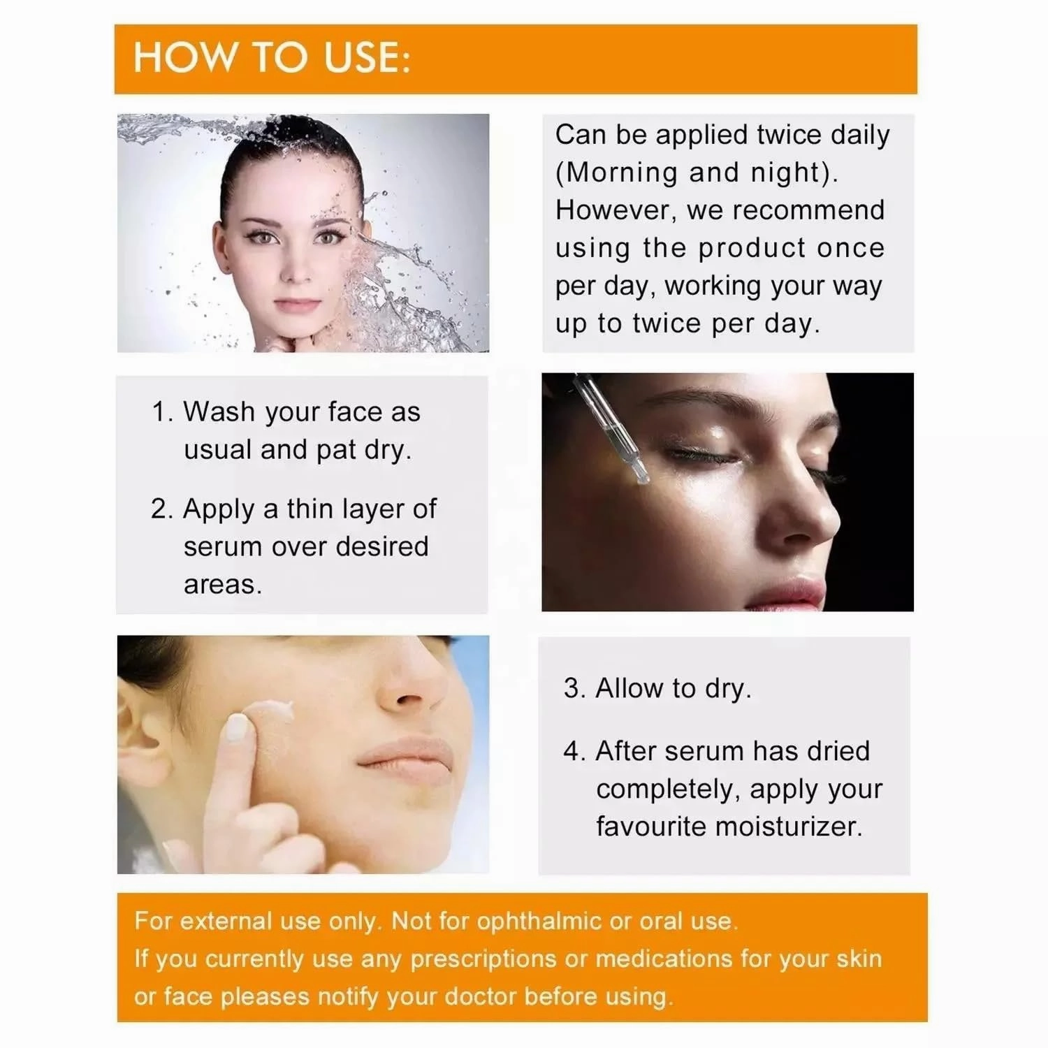 Vitamin C Serum, Anti-Aging, Hydrating & Repairing Facial Serum, 1 fl oz, 30 ml
