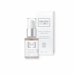 Vitamin C Serum For Face - Druide BioLove Skin Beauty Repair Vitamin C Face Serum with Antioxidants and Hyaluronic Acid to Brighten and Protect Skin, 30ml