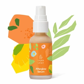 Vitamin C Serum for Face - LUMA & LEAF Brightening Serum with Jojoba Oil, Reduces Dark Spots, Uneven Skin Tone, Discoloration, and Sensitive Skin Care - 1 FL Oz