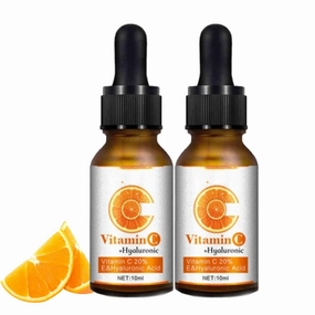 Vitamin C Serum For Face, Powerful 20% Vit C Serum, Brightening Anti-Aging Facial Serums, Reduces Dark Spots & Wrinkles, Combats Dry Skin, Facial Serums Skin Care Women/Men (2PC)