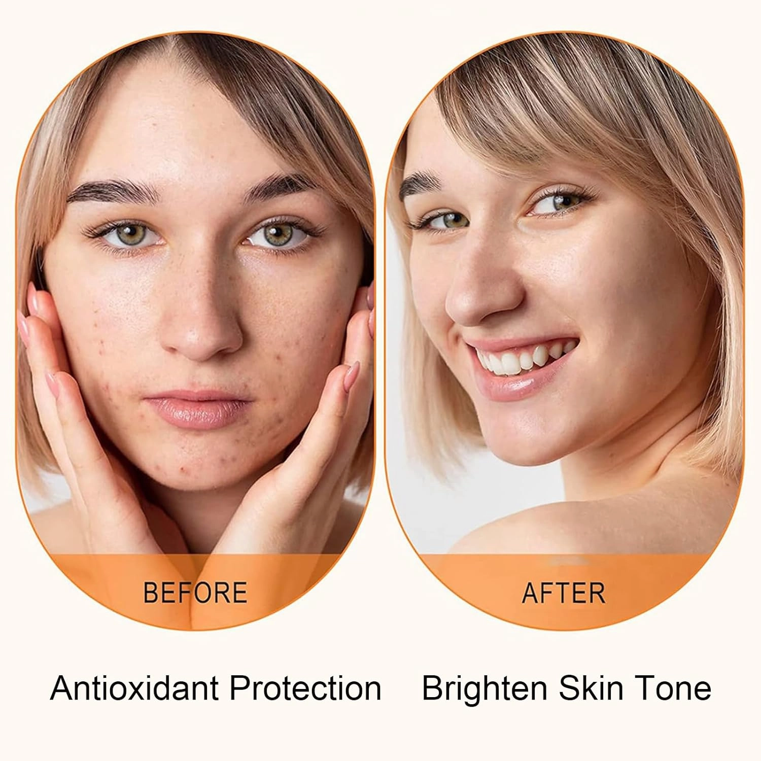 Vitamin C Serum for Face with Hyaluronic Acid – 1.5ml x 60PCS, Brightening Hydrating Facial Serum, Travel Size Skincare for Glowing Skin(3.04 Fl Oz (Pack of 2))