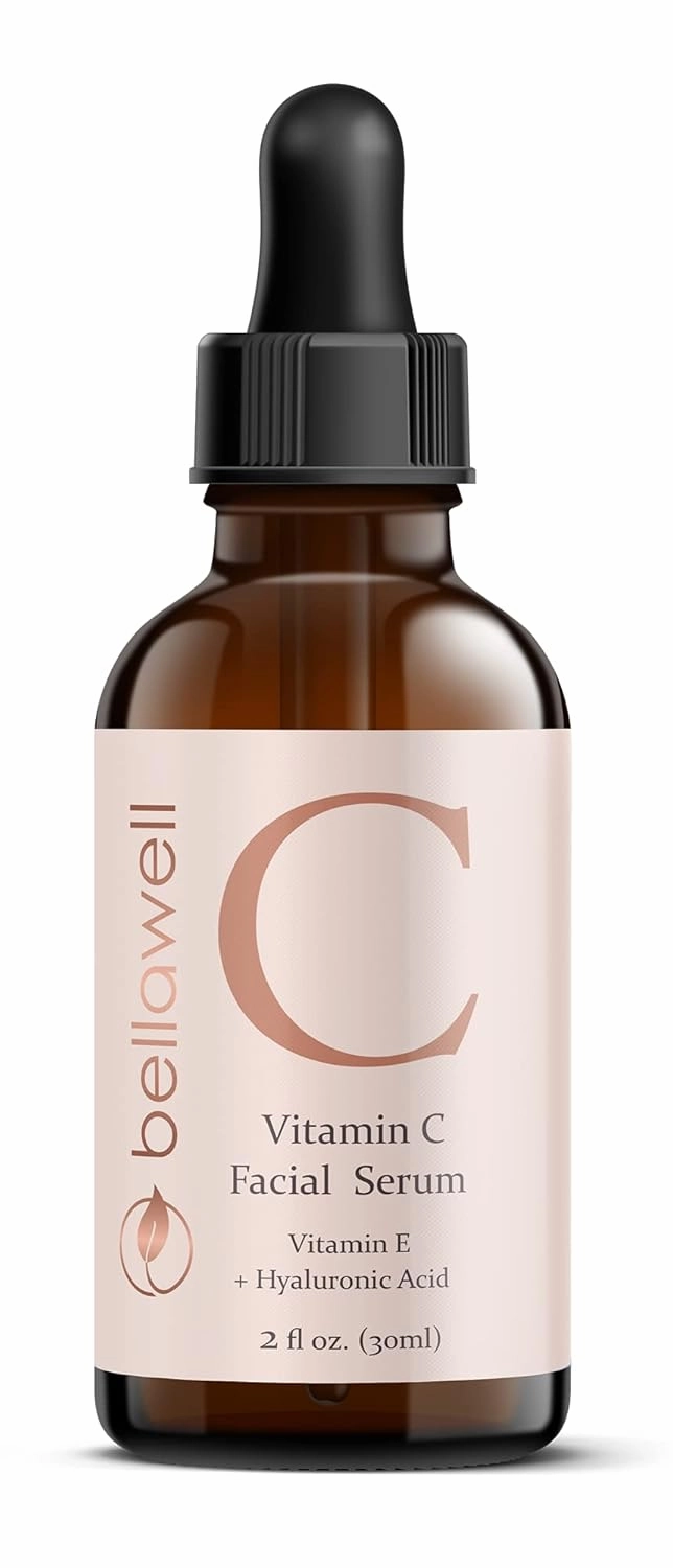 Vitamin C Serum for Face With Hyaluronic Acid, Vitamin E, Aloe Vera, and Jojoba oil 2 fl oz