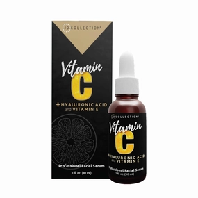 Vitamin C Serum with Hyaluronic Acid and Vitamin E | Thin serum quickly sinks into skin for a bright and glow finish | Boost Radiance | Softens fine lines and wrinkles | No sulfates | 1 Fl oz