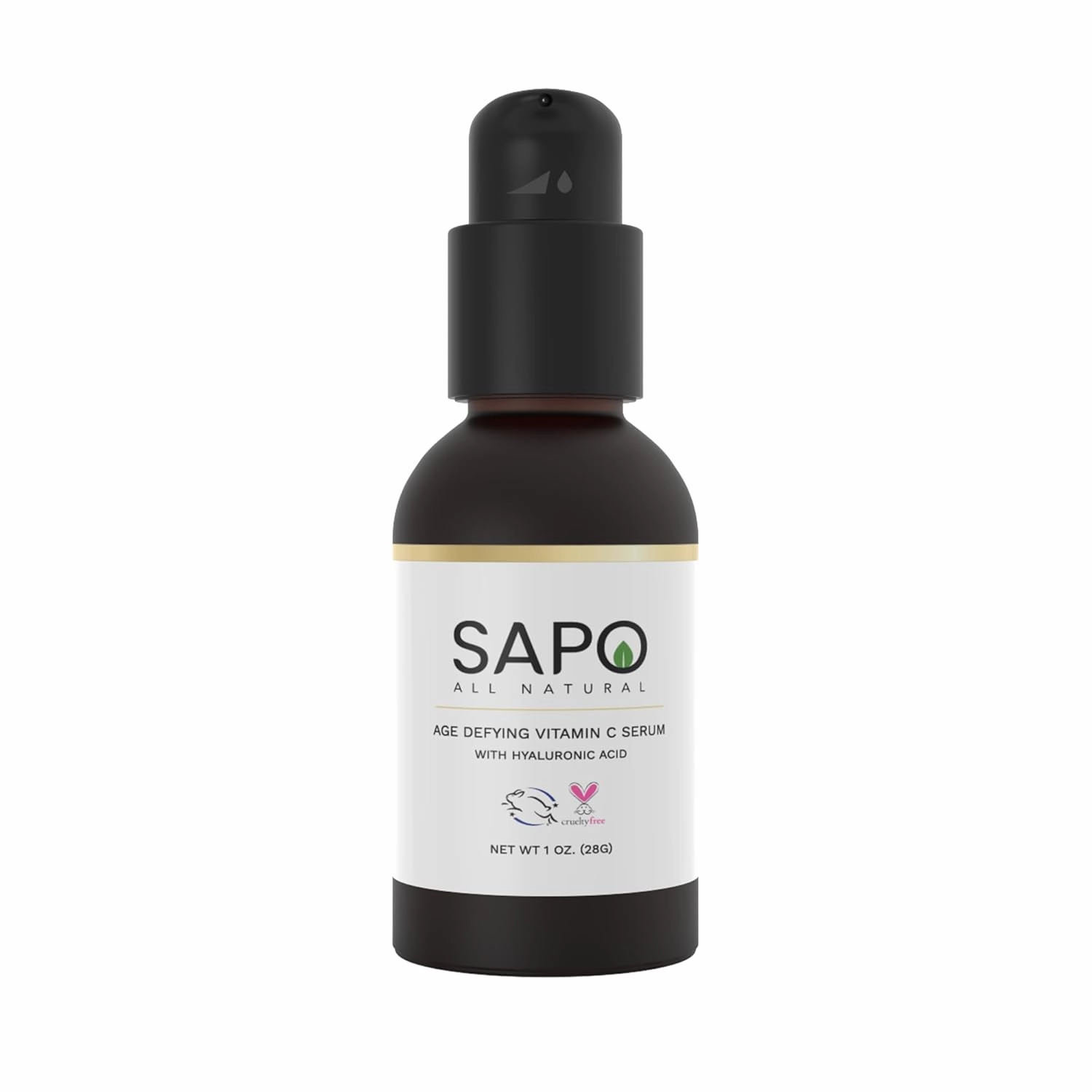 Vitamin C Serum with Hyaluronic Acid for Face - Brightening, Hydrating & Skin Smoothing for Glowing Skin - Firms & Evens Tone - 1 oz