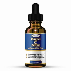 Vitamin C Serum With Vitamin E & Hyaluronic Acid - Organic Anti Wrinkle, Anti Aging Skin Care Formula - 1 fl oz (30ml)