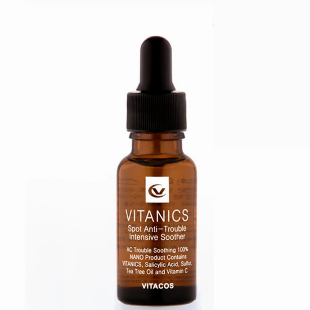 Vitanics Spot Anti-Trouble Acne Intensive Soother Serum, Proactive Face Treatment with Salicylic Acid & Peroxide, Spot Solution for Acne Prone Skin, 0.68 fl.oz/20ml Fast-Acting Formula