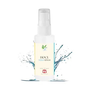 VoilaVe Pure Hypochlorous Acid Serum, Anti-Wrinkle Hypochlorous Acid Face Serum for Redness - Reduce Dryness, Skin Irritation, Eye Puffiness & Dark Circles | For Acne & Spots 2.0 Oz