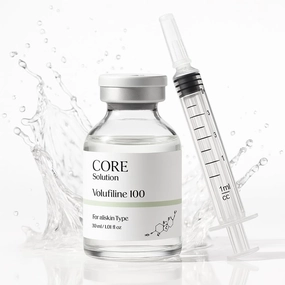 Volufiline 100 Ampoule – Skin Firming & Volume-Enhancing Serum for Face & Neck – 30mL   Needleless Syringe