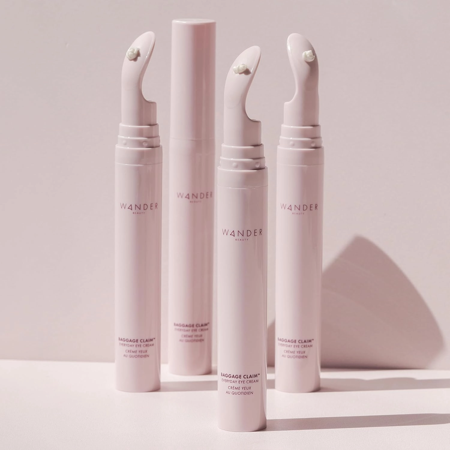Wander Beauty Baggage Claim Everyday Eye Cream - Eye Serum for Dark Circles, Under-Eye Bags & Fine Lines - Hydrating Eye Cream with Hyaluronic Acid   Vitamin C Brightens, Tightens & Lifts - 0.5 oz
