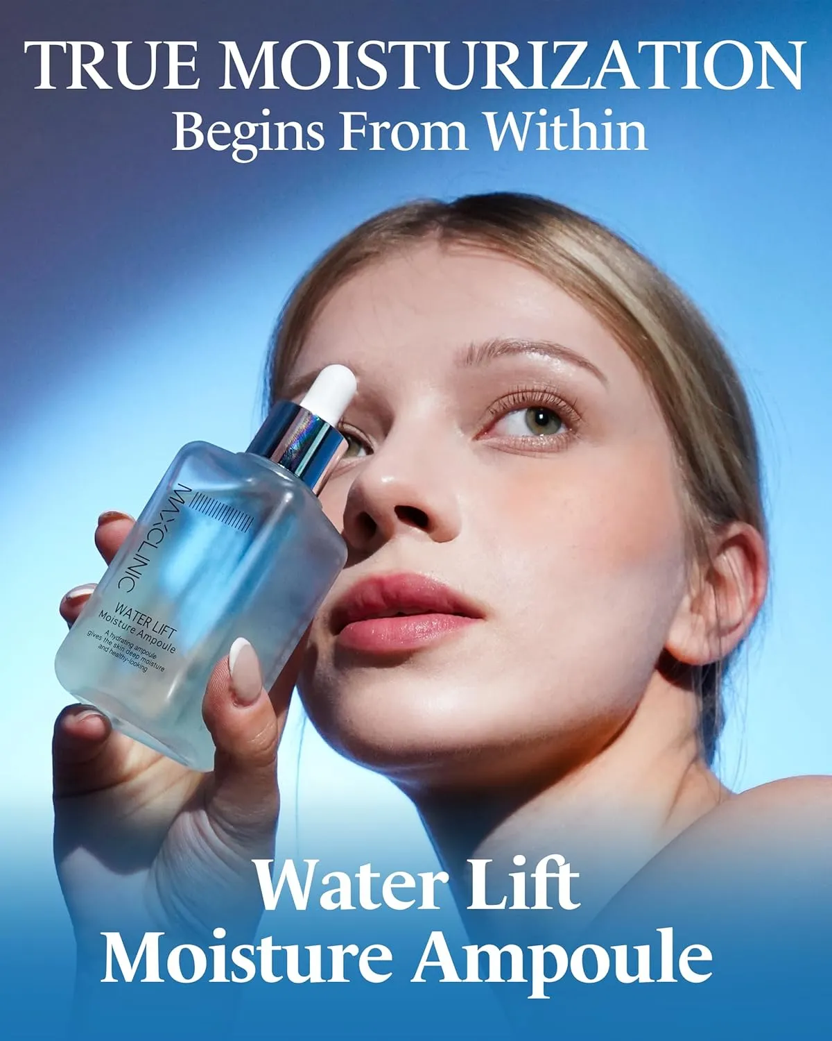 Water Lift Moisture Ampoule for Dry Skin | Deeply Hydrating Serum for Face | Fortifying Facial Serum & Ampoule Korean Skin Care | Highly Moisturizing Face Serum (3.38 fl oz)