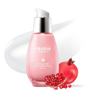 WELCOS FRUDIA Pomegranate Nutri-Moisturizing Serum | Firming Face Serum w/Pomegranate extract, BL-FILL UP, Vegan Collagen | Korean Skin Care Serum Day and Night Moisturizer for Face (1.69 fl oz)
