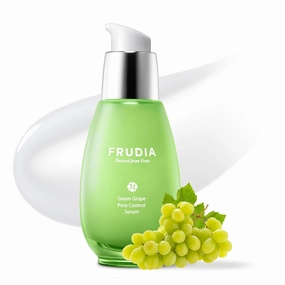 WELCOS FRUDIA Green Grape Pore Control Serum | Pore Minimizer Serum w/GG Extract, Tannin Pore Complex & Anti Sebum P | Korean Skin Care Serum for Sensitive Skin | Hydrating Serum (1.76 fl oz)