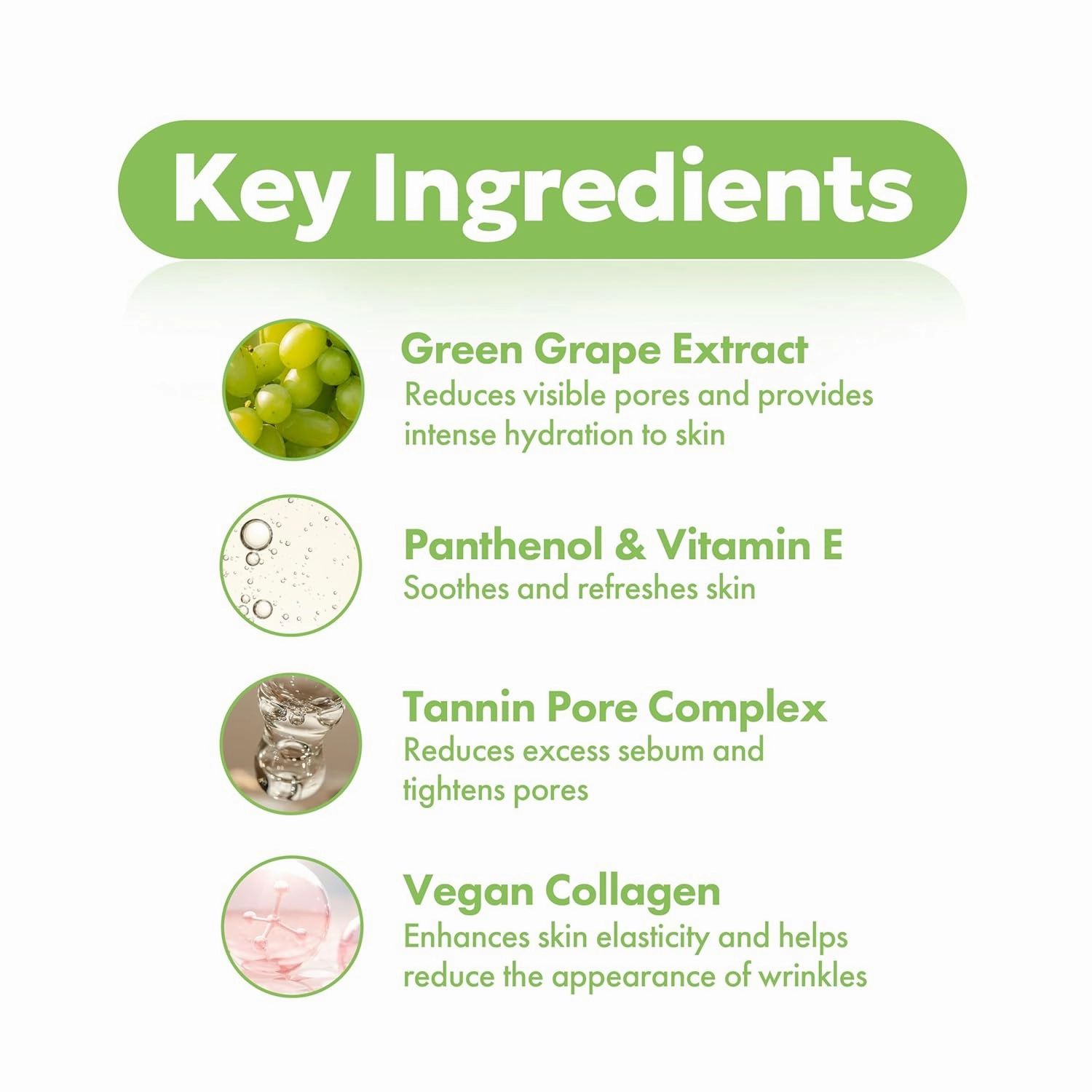 WELCOS FRUDIA Green Grape Pore Control Serum | Pore Minimizer Serum w/GG Extract, Tannin Pore Complex & Anti Sebum P | Korean Skin Care Serum for Sensitive Skin | Hydrating Serum (1.76 fl oz)