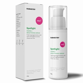 WF Spotlight Fading Serum, Dark Spot Treatment with Vitamin C and Kojic Acid, Brightening Face Serum, 30g