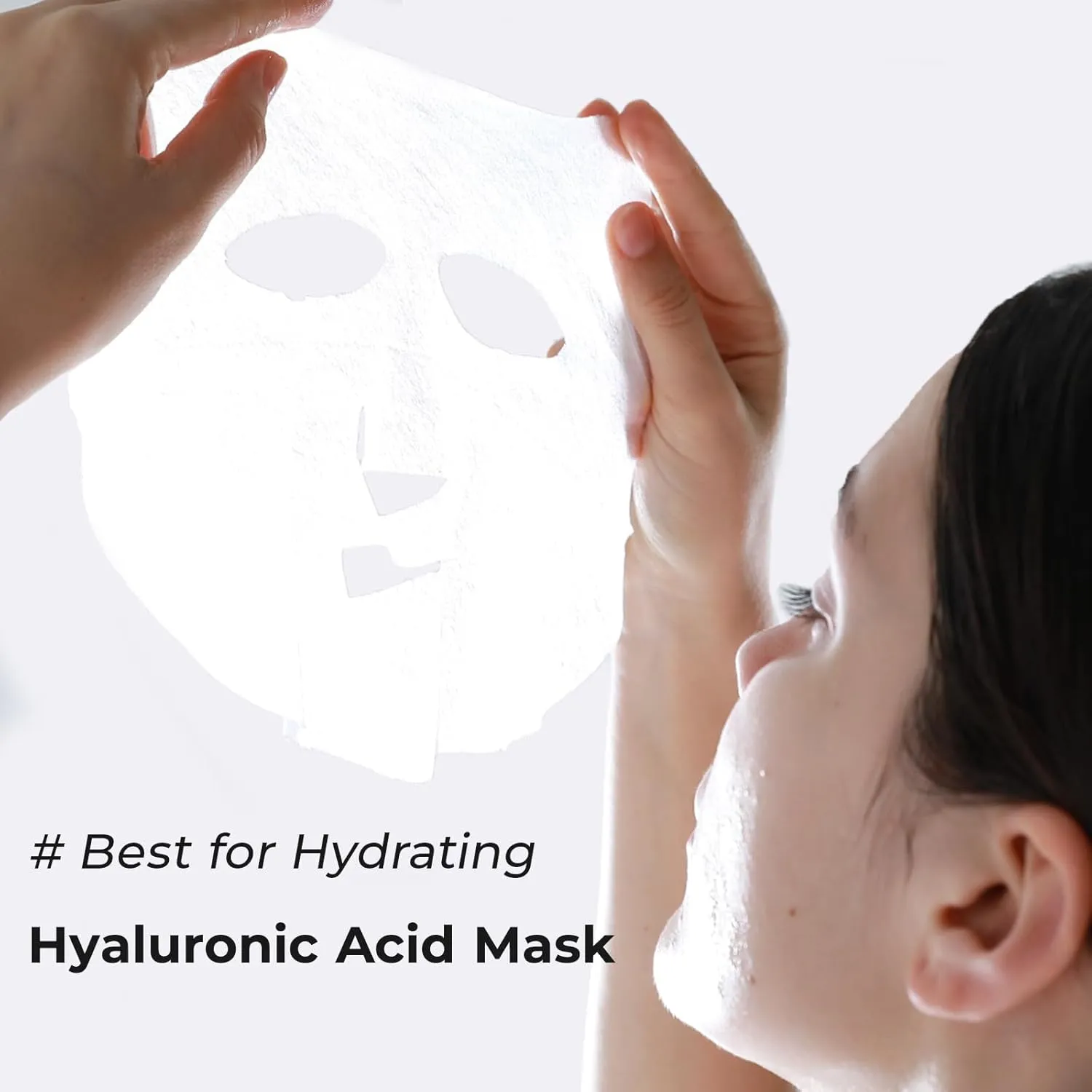  WIS  Intensive Hydrating Face Masks 24 EA with Hyaluronic Acid Serum for Dry Skin, Collagen Facial Mask to Pore Minimizing, Elasticity Improvement and Repair Dehydrated Skin, Safe on Sensitive Skin