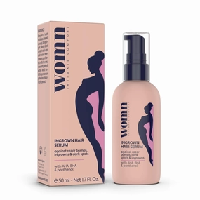 womn Intimate Comfort INGROWN HAIR SERUM - serum against ingrowns, razor bumps & skin discolorations, 1.7. Fl. Oz.
