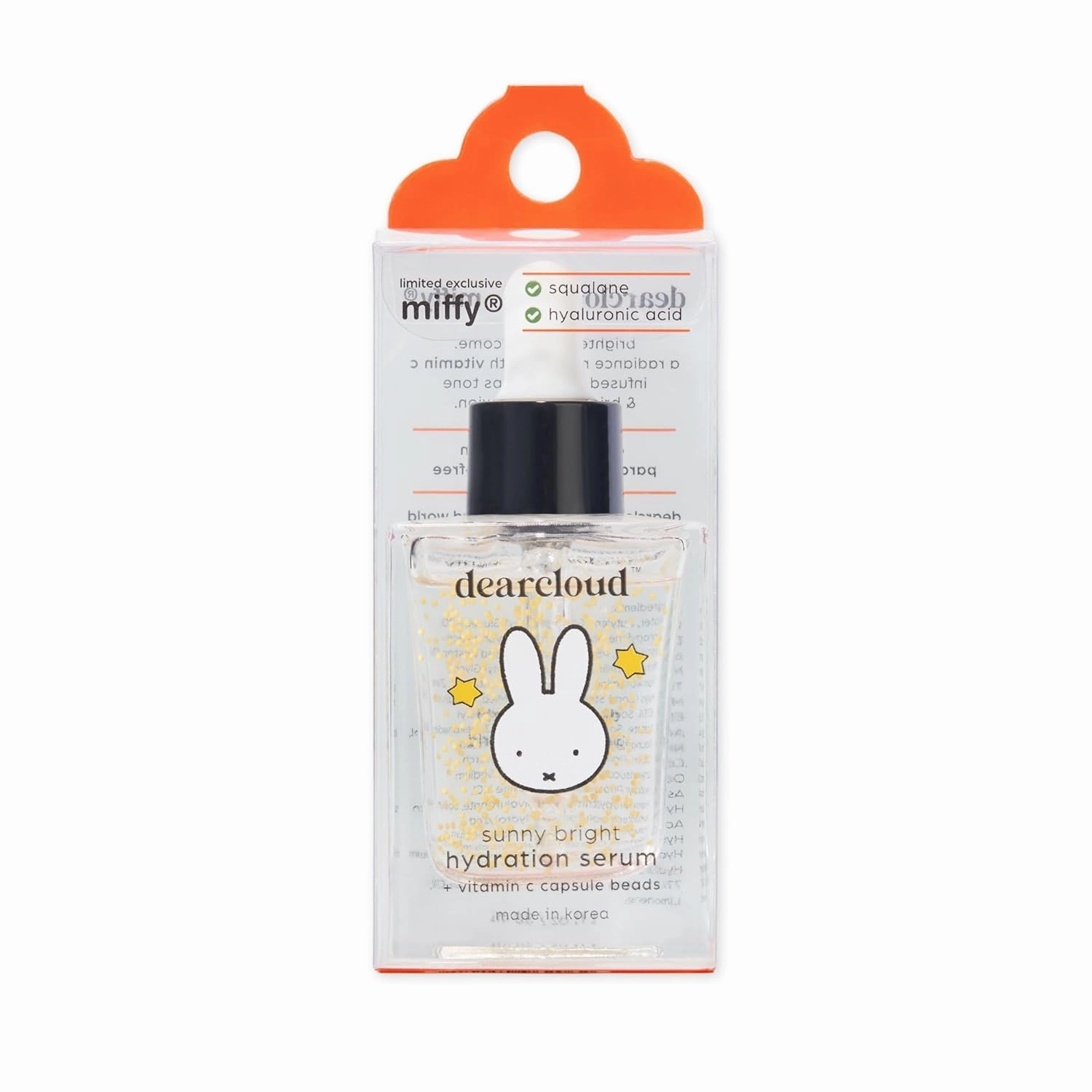 x Miffy Sunny Hydration Serum – Hydrating Hyaluronic Acid & Vitamin C Face Serum (1 fl oz)