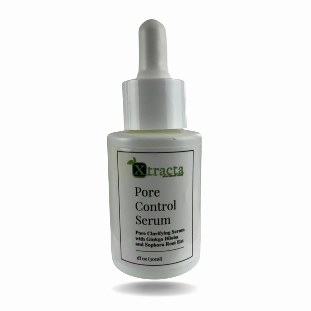 Xtracta Pore Control Serum for Acne-Prone Skin – Salicylic Acid, Azelaic Acid, Colloidal Sulfur & Ginkgo – Plant-Based Oil & Blackhead control, 30ml