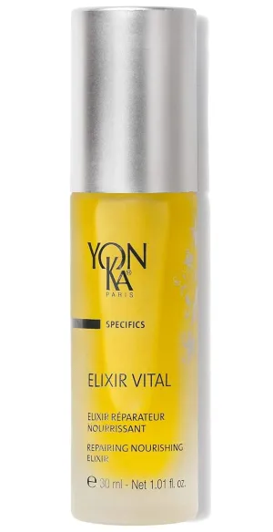 Yon-Ka Elixir Vital Concentrate (30ml) Revitalizing Anti-Aging Treatment to Moisturize and Remineralize Skin, Vitamin-Packed Anti-Wrinkle Serum, Paraben-Free