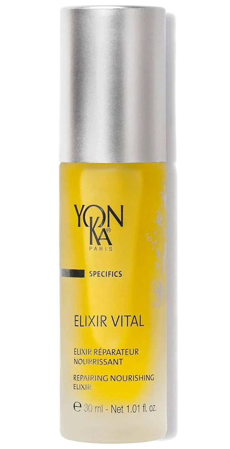 Yon-Ka Elixir Vital Concentrate (30ml) Revitalizing Anti-Aging Treatment to Moisturize and Remineralize Skin, Vitamin-Packed Anti-Wrinkle Serum, Paraben-Free