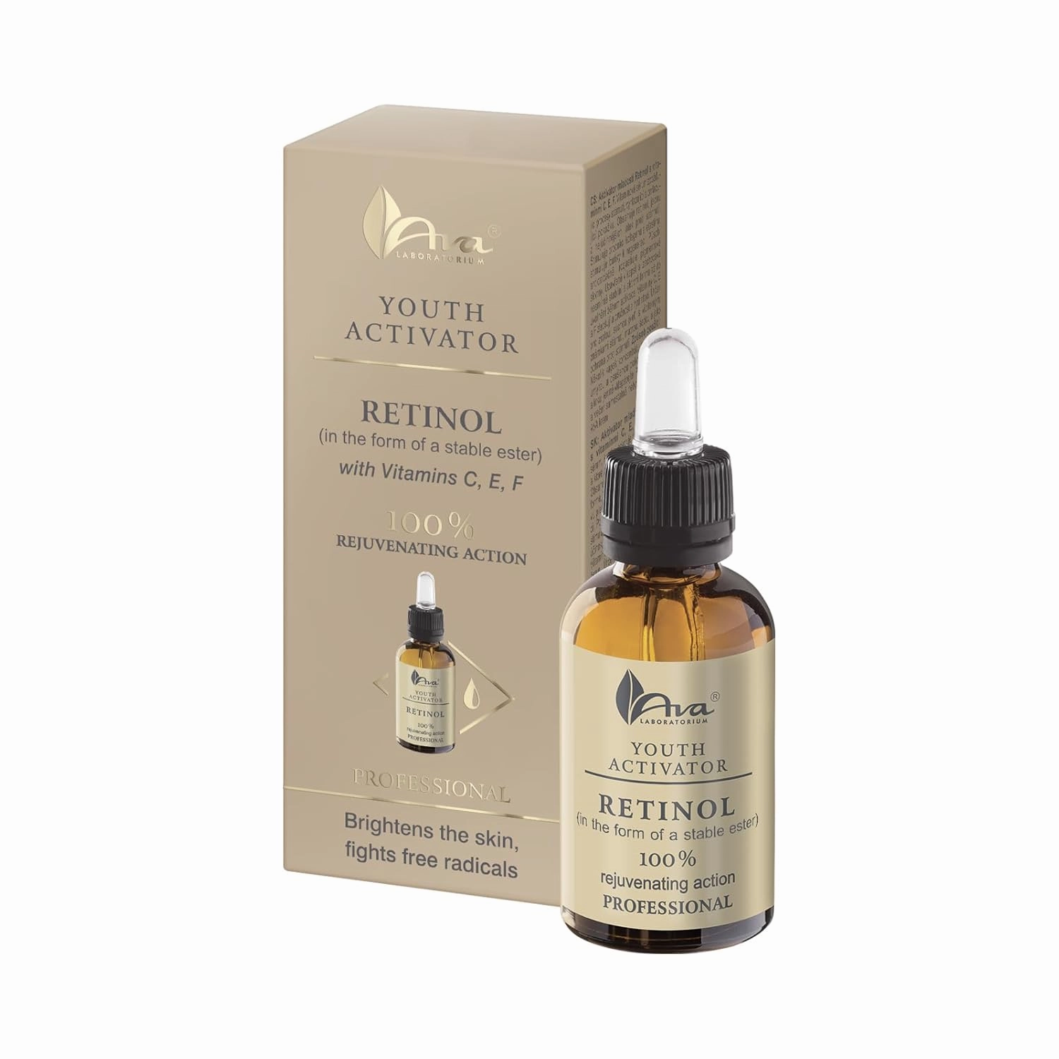 YOUTH ACTIVATOR RETINOL FACE SERUM WITH C, E, F VITAMINS 30ml