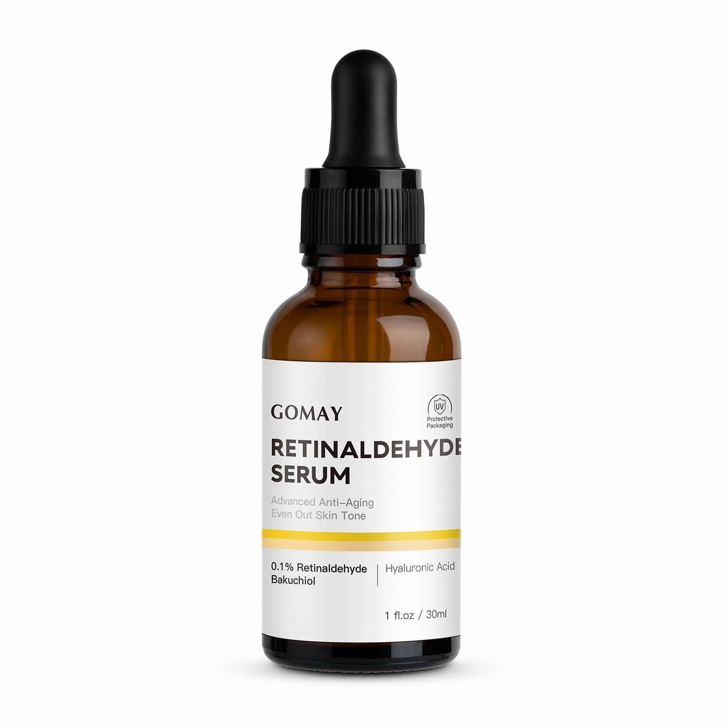 Youthful Radiance Serum - Retinaldehyde & Bakuchiol Anti-Aging Formula, 1 Fl.Oz