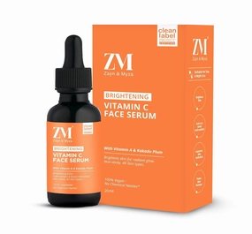 Z.M Zay.n & Myza Vitamin C Face Serum | Brightening Serum For Glowing skin | Revives dull skin|Fades pigmentation & dark spots | For all skin types | 20 ml